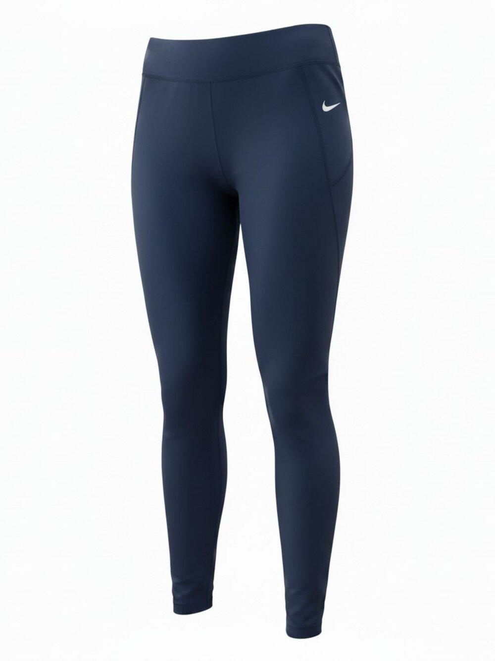 Nike Running Blue High-Waisted Leggings - Size S